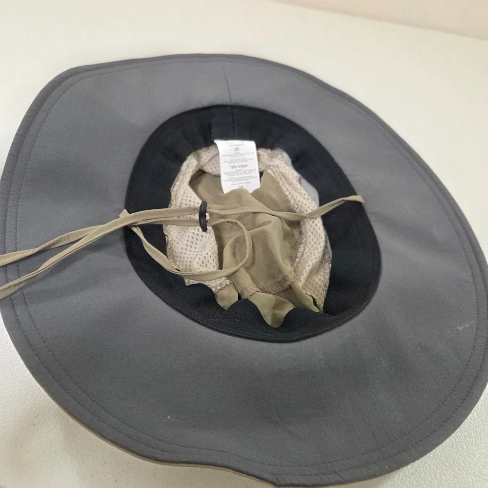 Columbia Bora Bora Booney Sun Hat Fossil Green Khaki Mesh Vent UPF 50 Unisex O/S